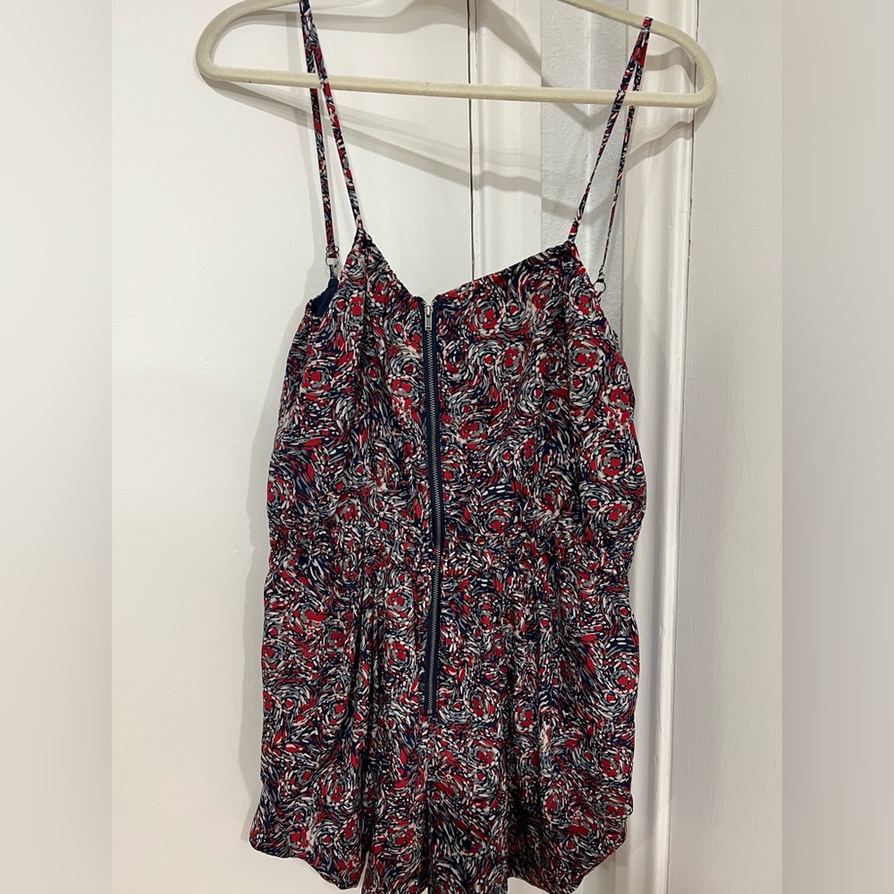 BCBGeneration Red and Blue Romper Perfect for Summer/4th of July